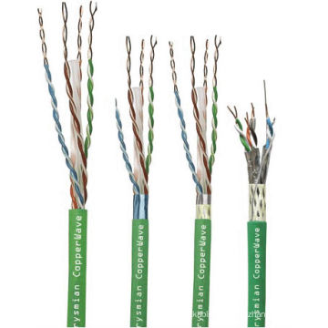 Lansan 4 pair network cable cat6 305 meter 23awg BC good quality and factory price